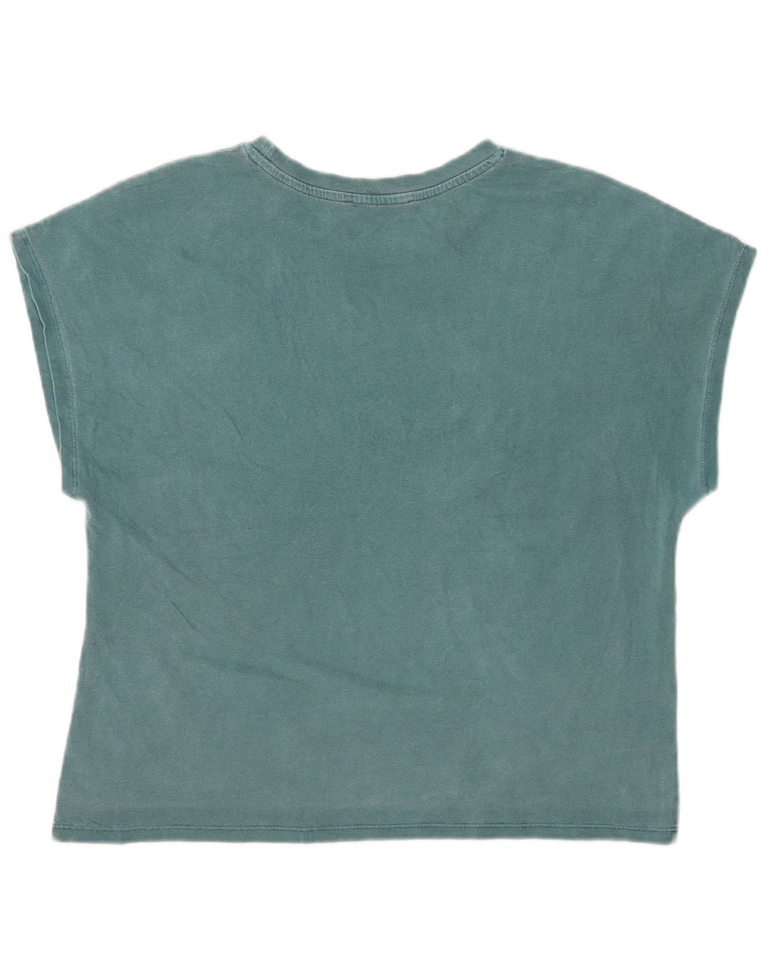 Zara Damen Grafik T-Shirt Top Small Grün