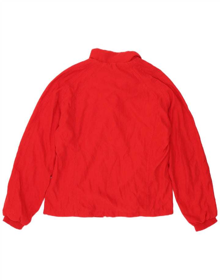 AUSTRALIAN L'ALPINA Damen-Trainingsanzug-Top-Jacke IT 46 Large Red Polyester
