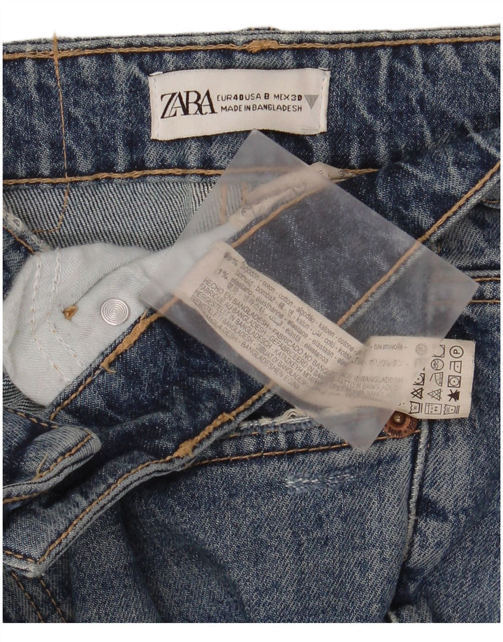 Zara Damen Tapered Jeans EU 40 Medium W30 L28 Blaue Baumwolle