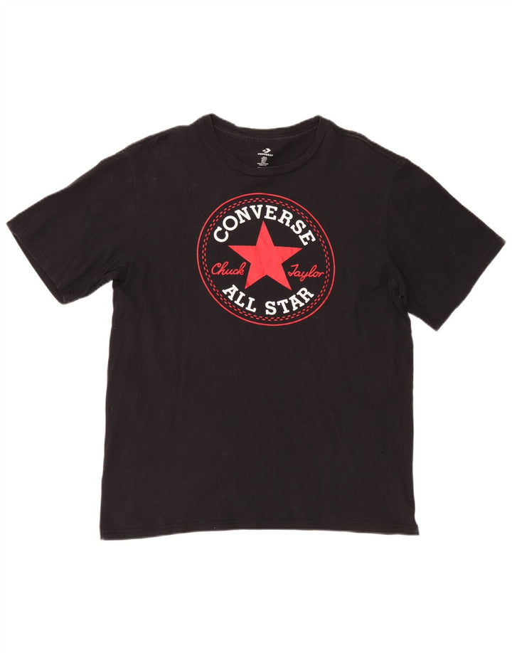 Converse Herren Chuck Taylor Graphic T-Shirt Top Medium Schwarz