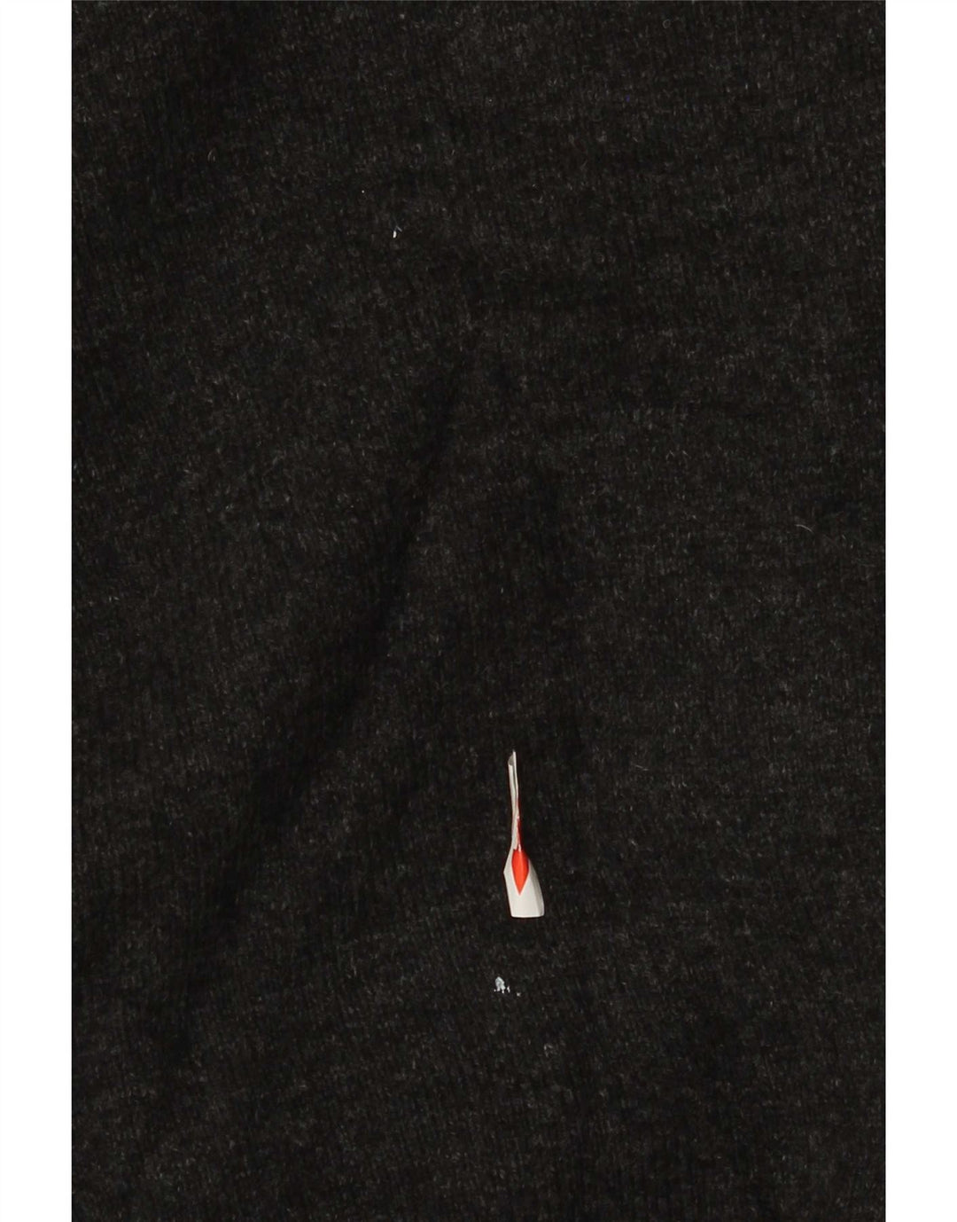 Zara Herren-Pullover mit V-Ausschnitt, groß, graue Lammwolle