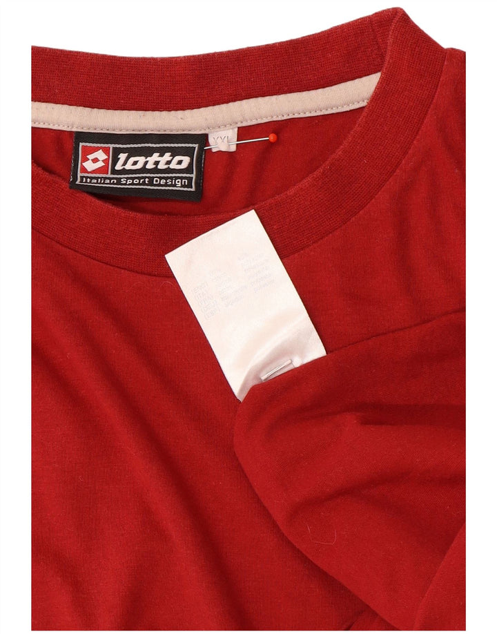 Lotto Herren-Weste, Top, 2XL, rote Baumwolle