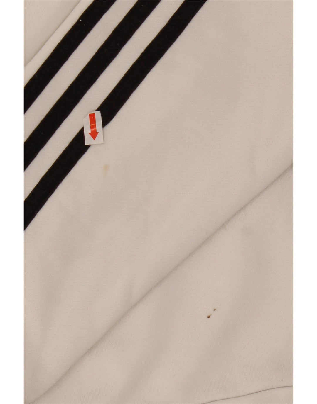 ADIDAS Damen Climalite Trainingsanzug Top Jacke UK 16/18 Large Weiß