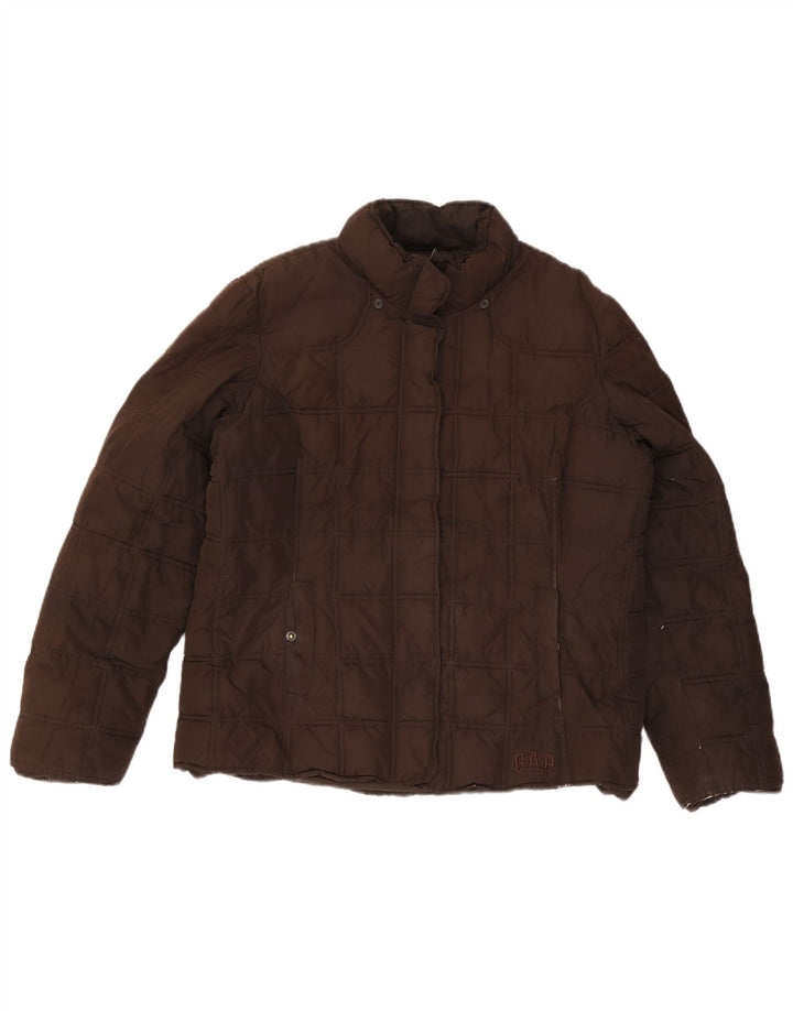 Gap Damen Wattierte Jacke UK 16 Large Braun