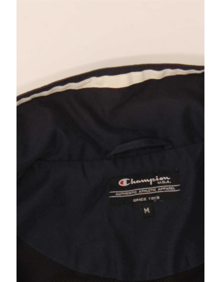 Champion Herren-Trainingsanzug-Top-Jacke, Mittelschwarz, Farbblock