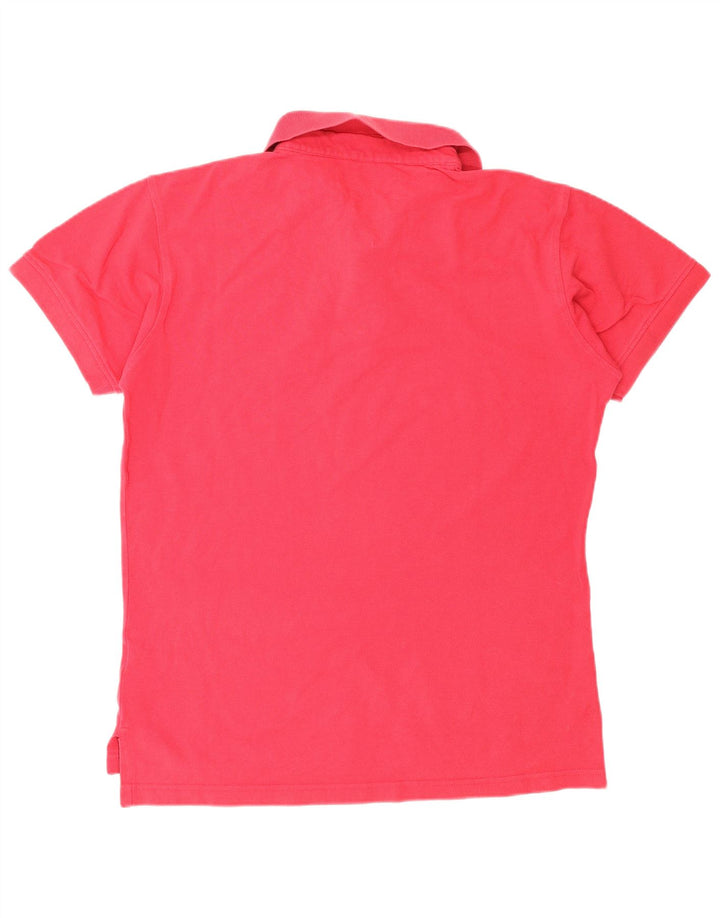 Tommy Hilfiger Herren-Poloshirt aus mittelrosa Baumwolle