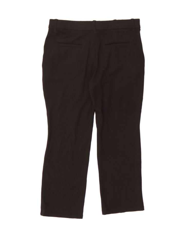 LEE Womens Straight Suit Trousers W36 L26 Black Rayon Vintage Lee and Second-Hand Lee from Messina Hembry 
