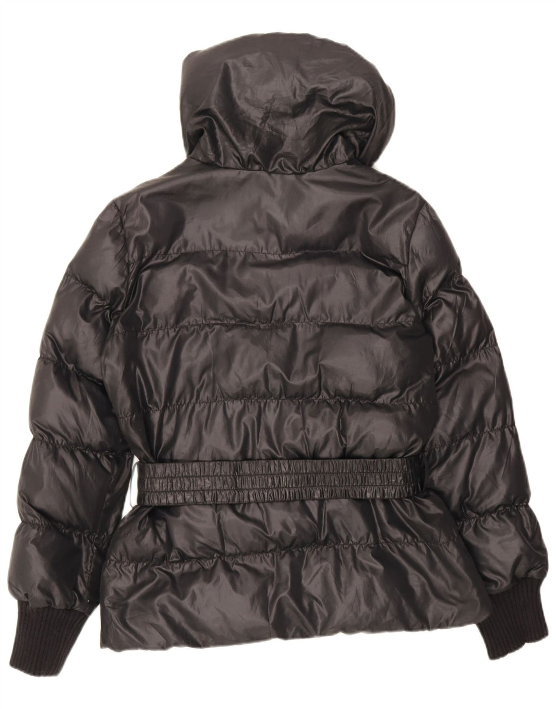 Sisley Damen Wattierte Jacke IT 44 Mittelschwarzes Polyester