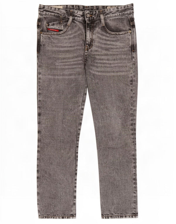 Diesel Damen D-Rifty Low Waist Slim Jeans W28 L30 Graue Baumwolle