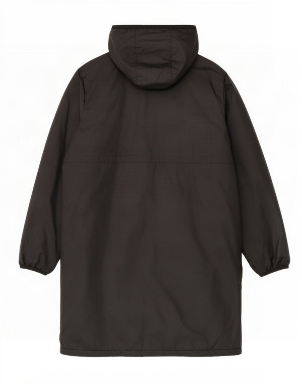 Nike Herren Glentoran F.C. Wattierter Mantel mit Kapuze, lockere Passform, UK 40, Größe L, Schwarz