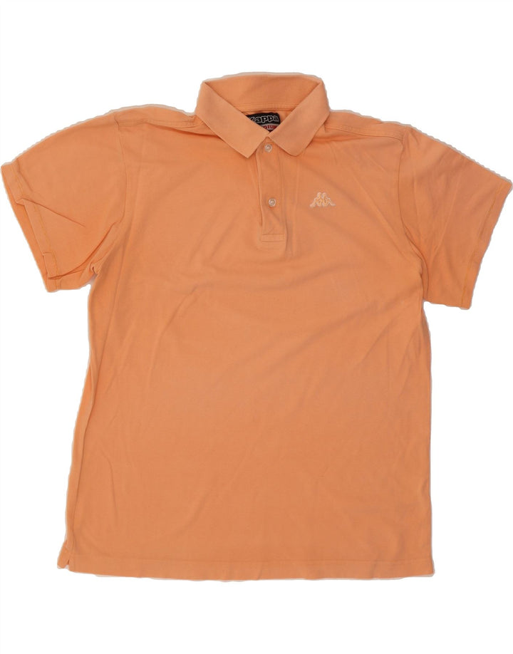 KAPPA Mens Polo Shirt Medium Orange Cotton Vintage Kappa and Second-Hand Kappa from Messina Hembry 
