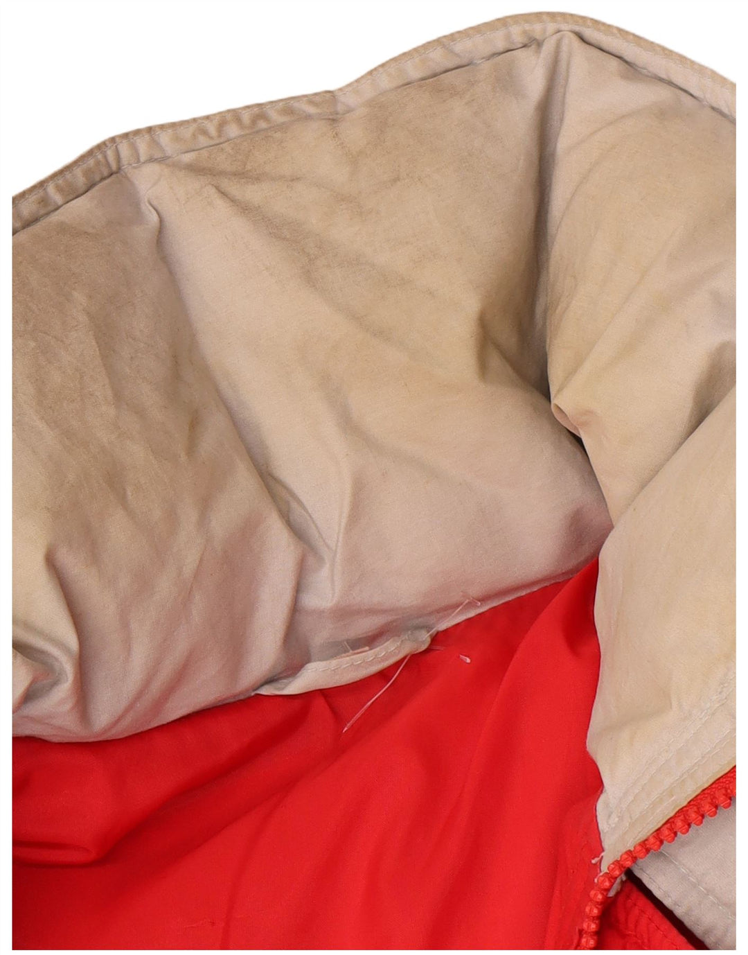 Ellesse Herren Wattierte Jacke UK 42 XL Rote Baumwolle