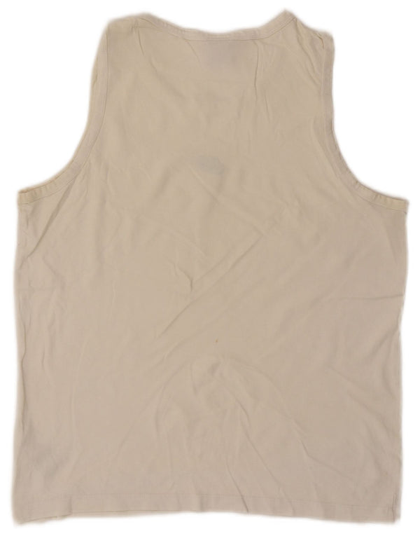 Nike Mens Vest Top Medium White Cotton