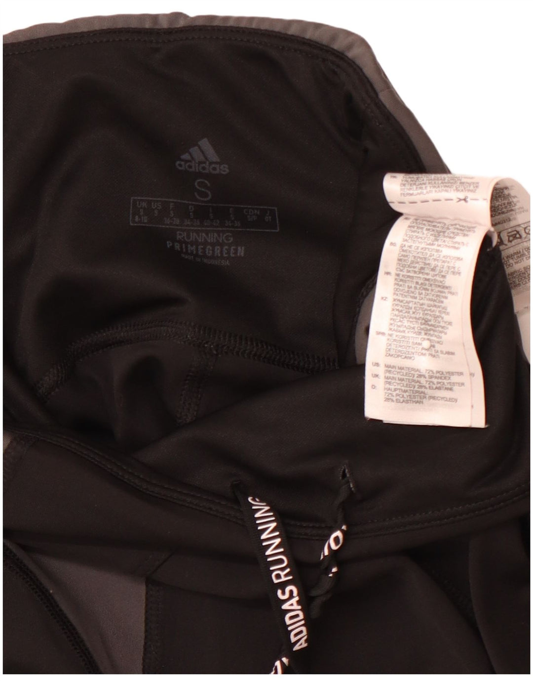 ADIDAS Damen Aeroready Leggings UK 8/10 Small Schwarz Colourblock