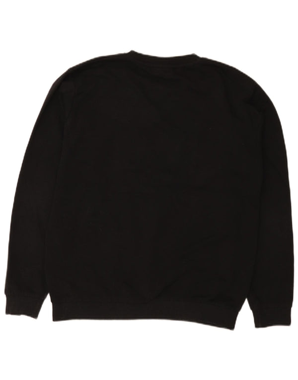 Fila Jungen-Sweatshirt mit Grafik, 13–14 Jahre, schwarze Baumwolle