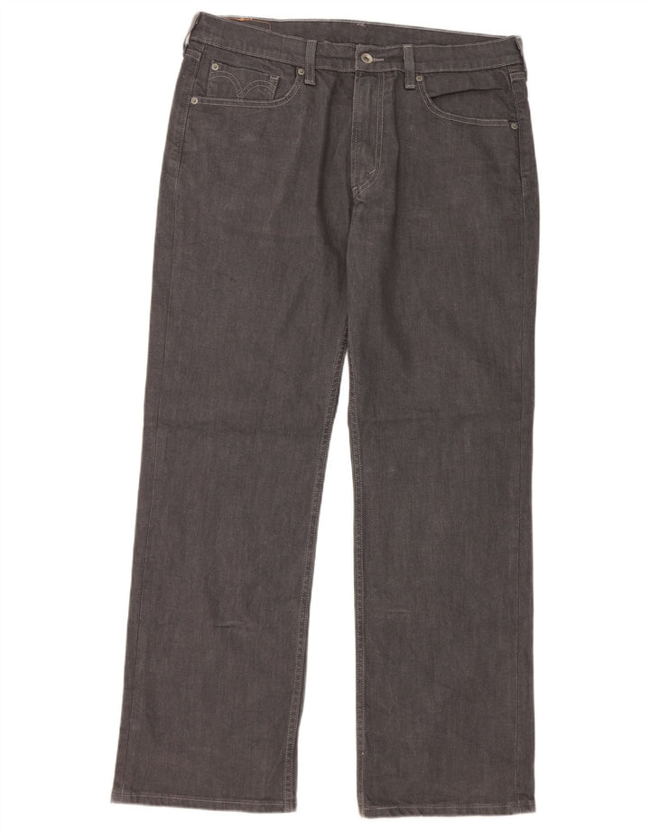 Levi's Herren 506 Straight Jeans W36 L32 Graue Baumwolle