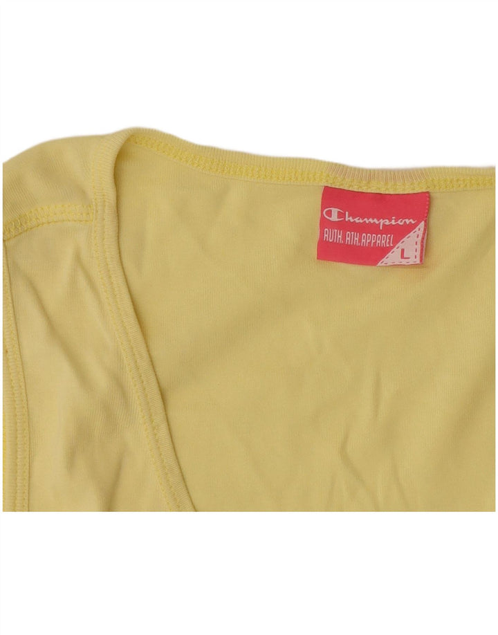 Champion Damen Weste Top UK 14 Large Gelb
