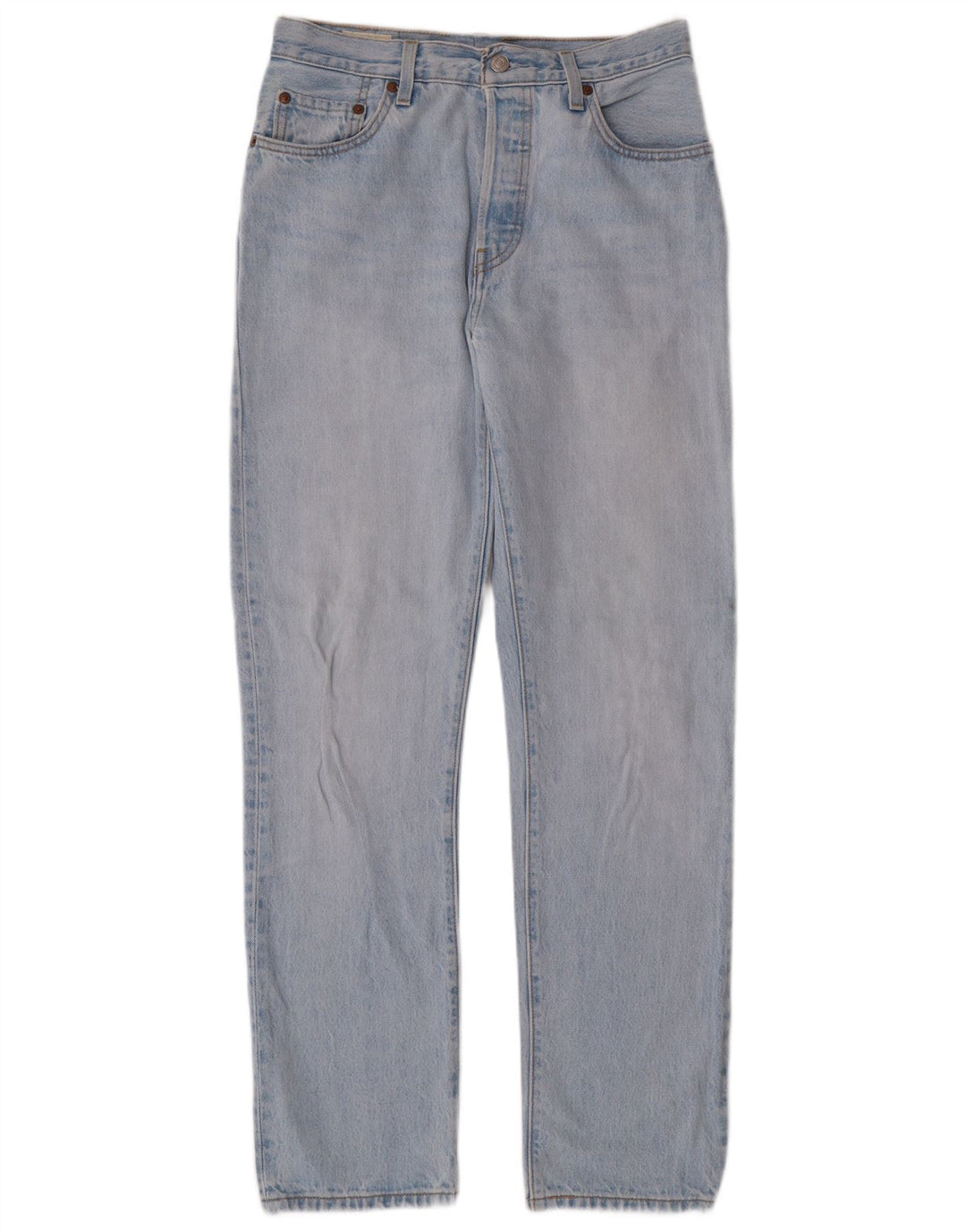 LEVI'S Damen Straight Jeans W28 L30 Blaue Baumwolle
