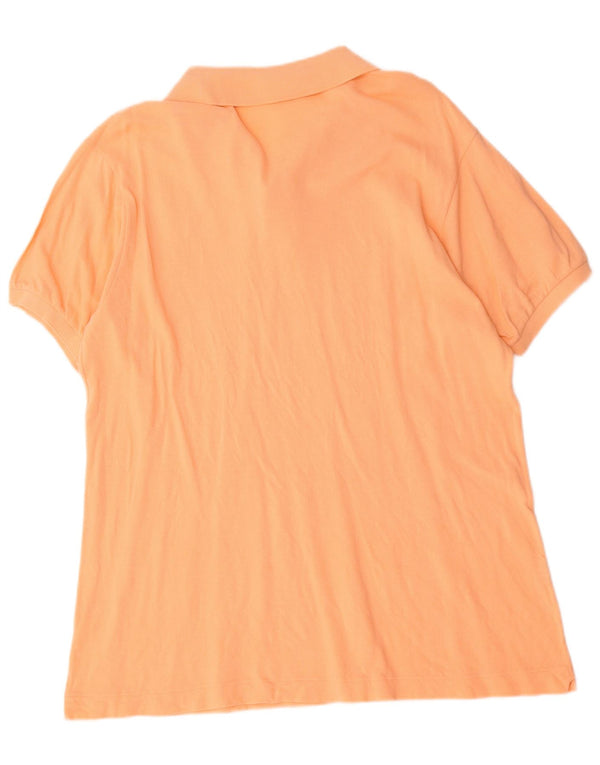Lacoste Herren Poloshirt Größe 6 XL Orange Baumwolle