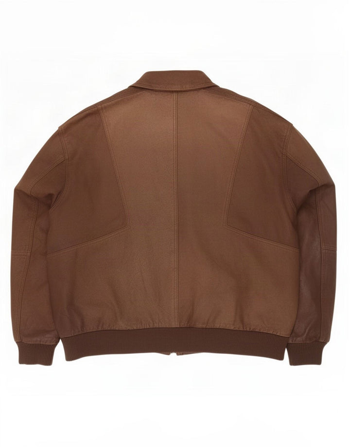 Roundtree & Yorke Herren Lederjacke UK 42 XL Braun