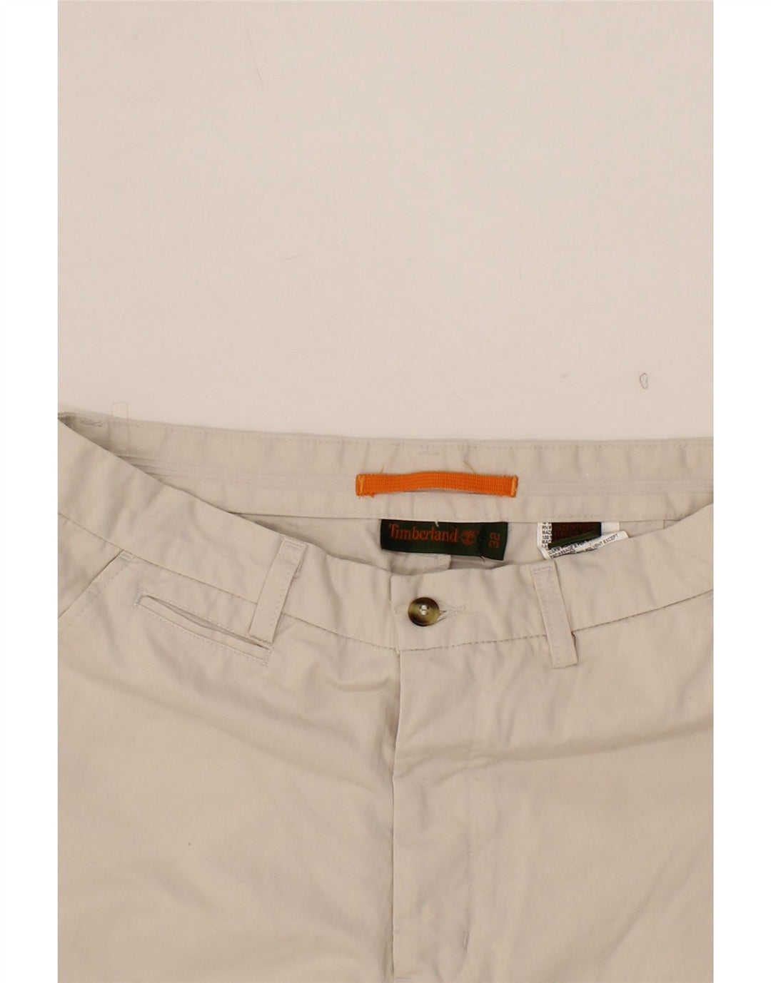 TIMBERLAND Mens Bermuda Shorts W32 Medium Off White Cotton Vintage Timberland and Second-Hand Timberland from Messina Hembry 