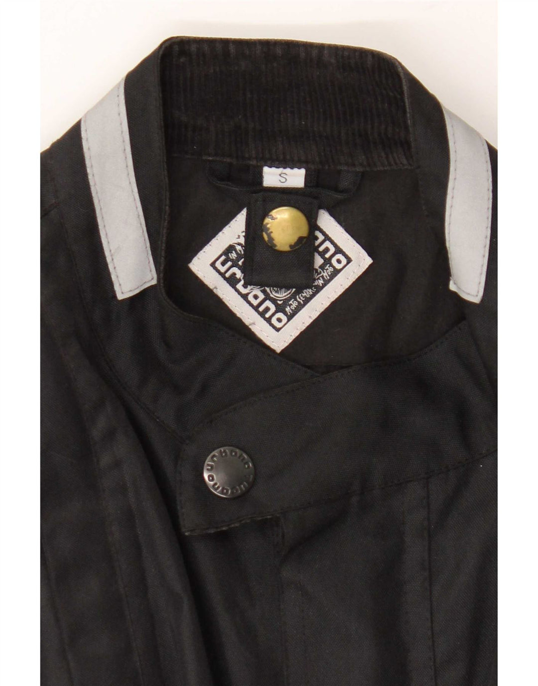 Tucano Urbano Herren Racer Jacke UK 36 Small Schwarz Polyester