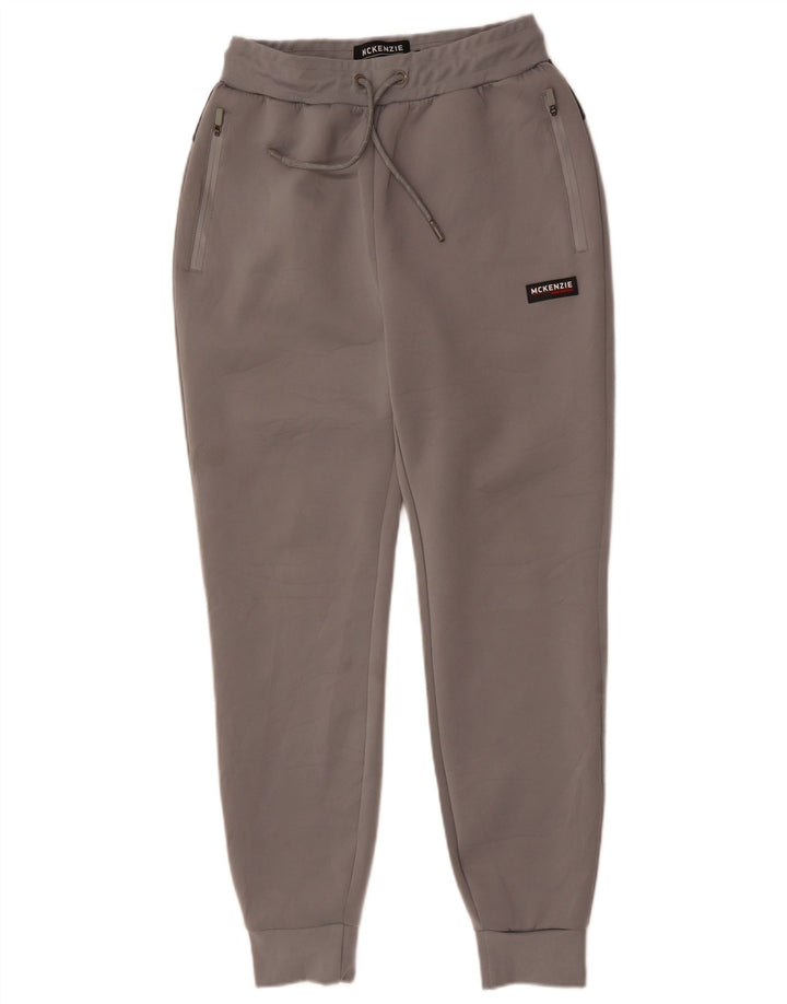 MCKENZIE Herren-Trainingshose, Jogginghose, Mittelgrau, Farbblock-Elasthan