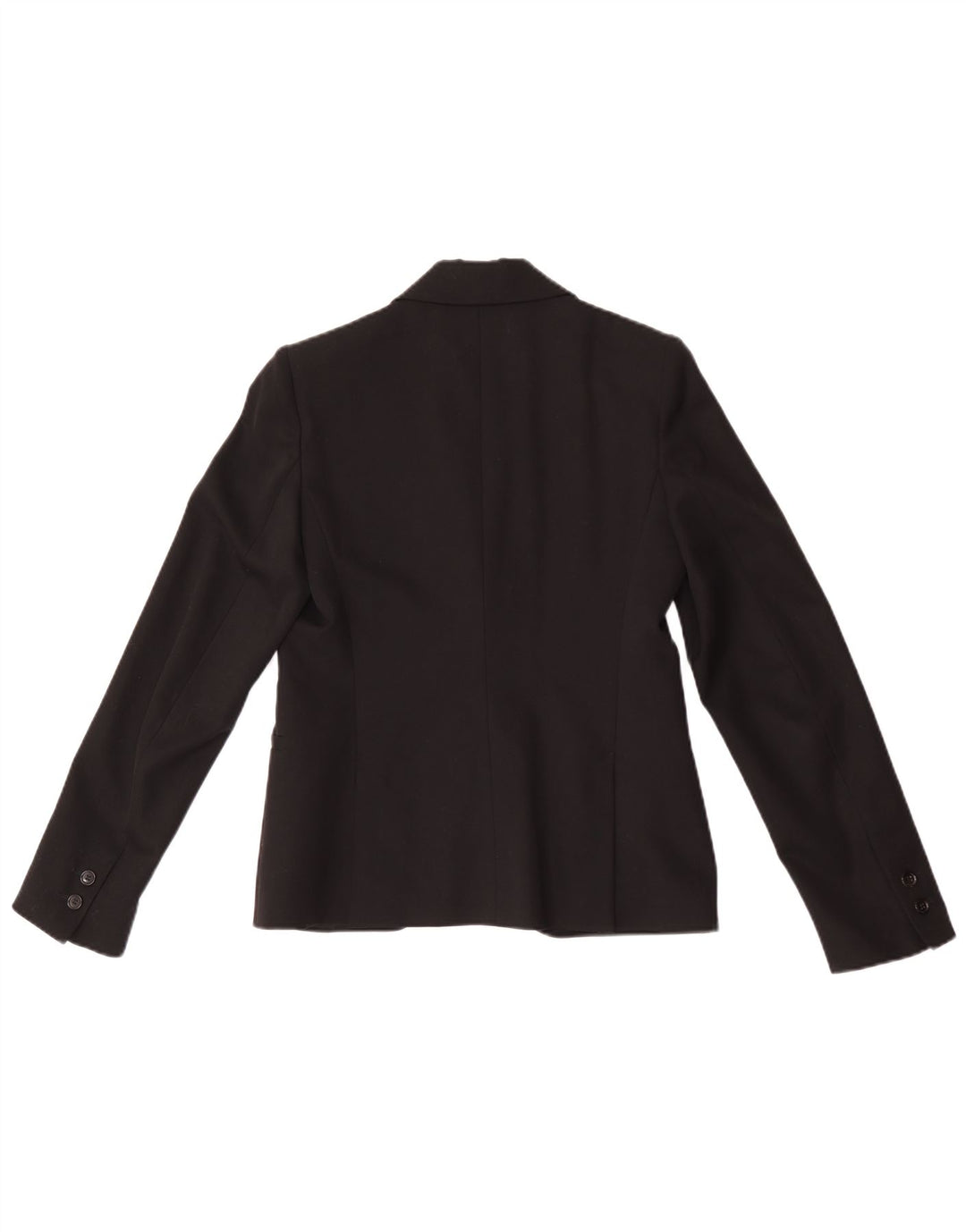 New York Industrie Damen-Blazerjacke mit 1 Knopf, EU 40, mittelschwarze Wolle
