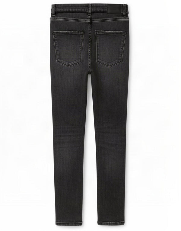 Zara Damen Skinny Jeans EU 38 Small W28 L27 Graue Baumwolle