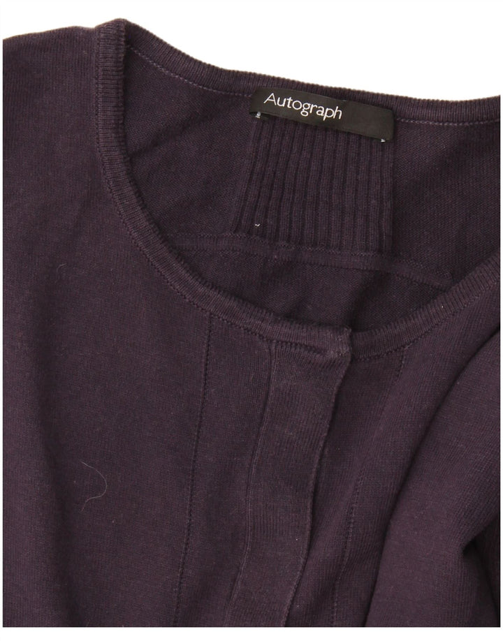 Marks & Spencer Damen-Cardigan-Pullover UK 12 Medium Navy Blue