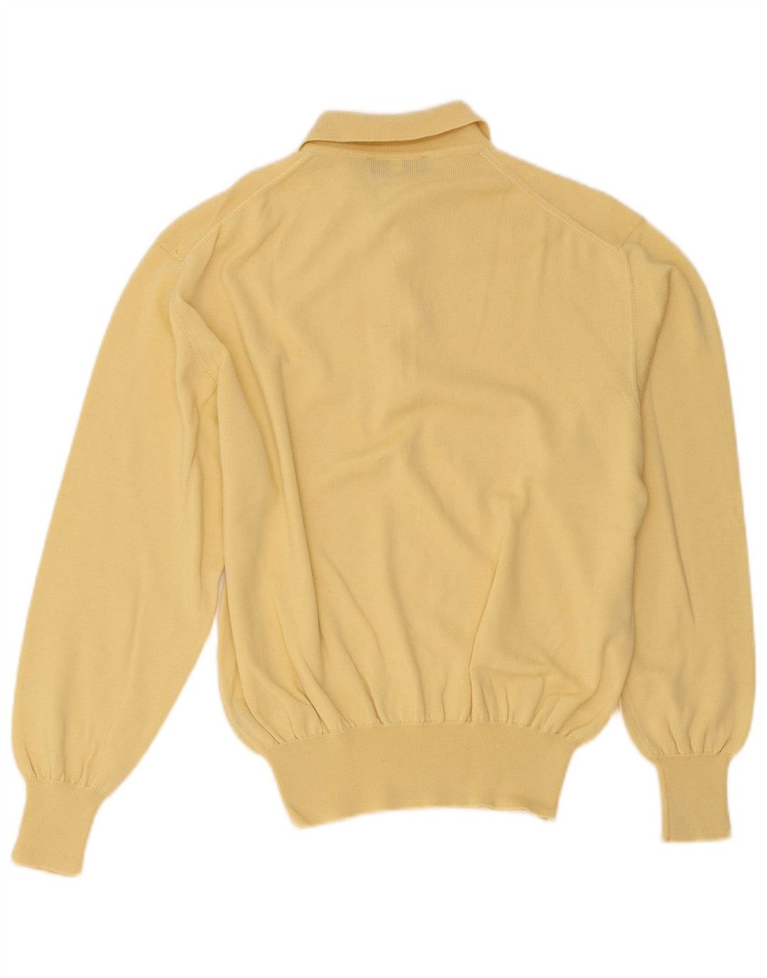 Vintage Herren Rollkragenpullover Mittelgelbe Wolle