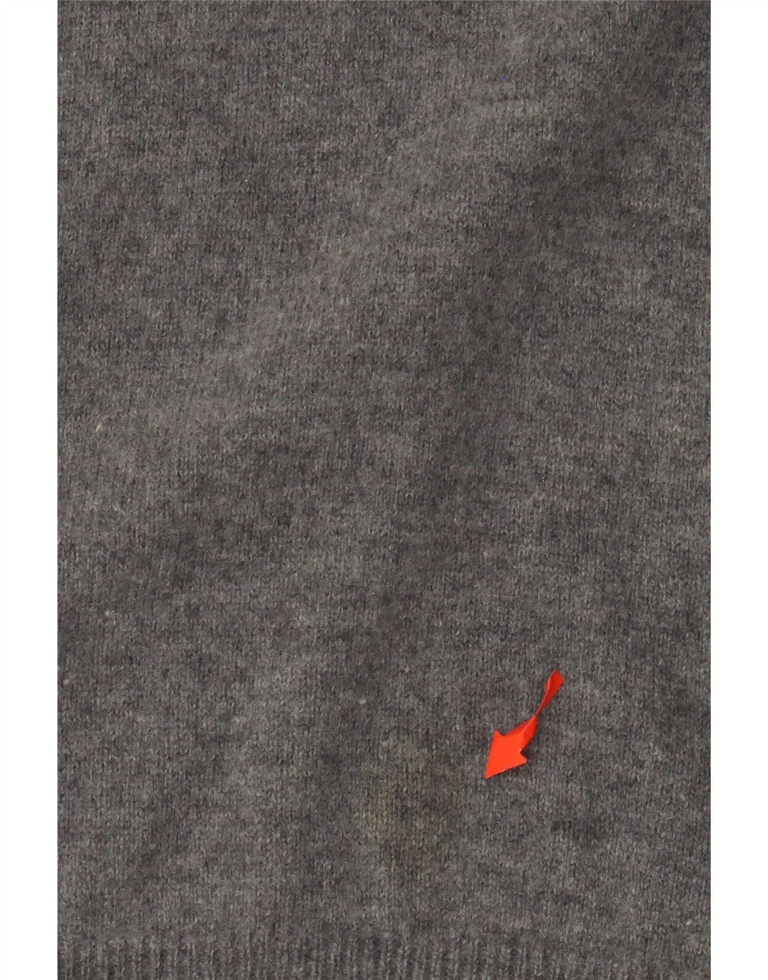 Giesswein Herren-Pullover mit V-Ausschnitt, UK 44, XL, graue Wolle