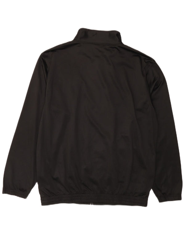 Lotto Mens Tracksuit Top Jacket 2XL Black Polyester
