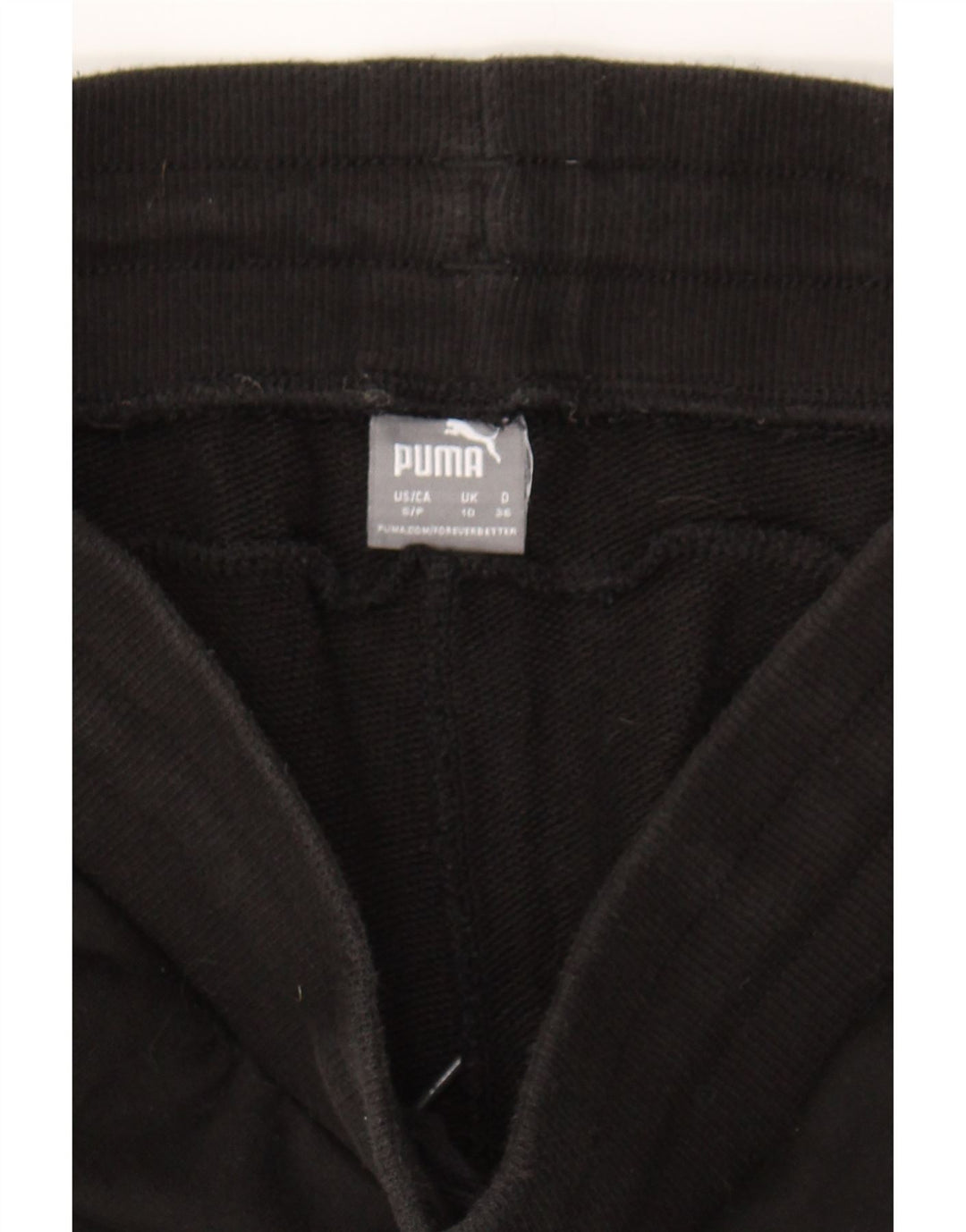 PUMA Womens Sport Shorts UK 10 Small Black Vintage Puma and Second-Hand Puma from Messina Hembry 