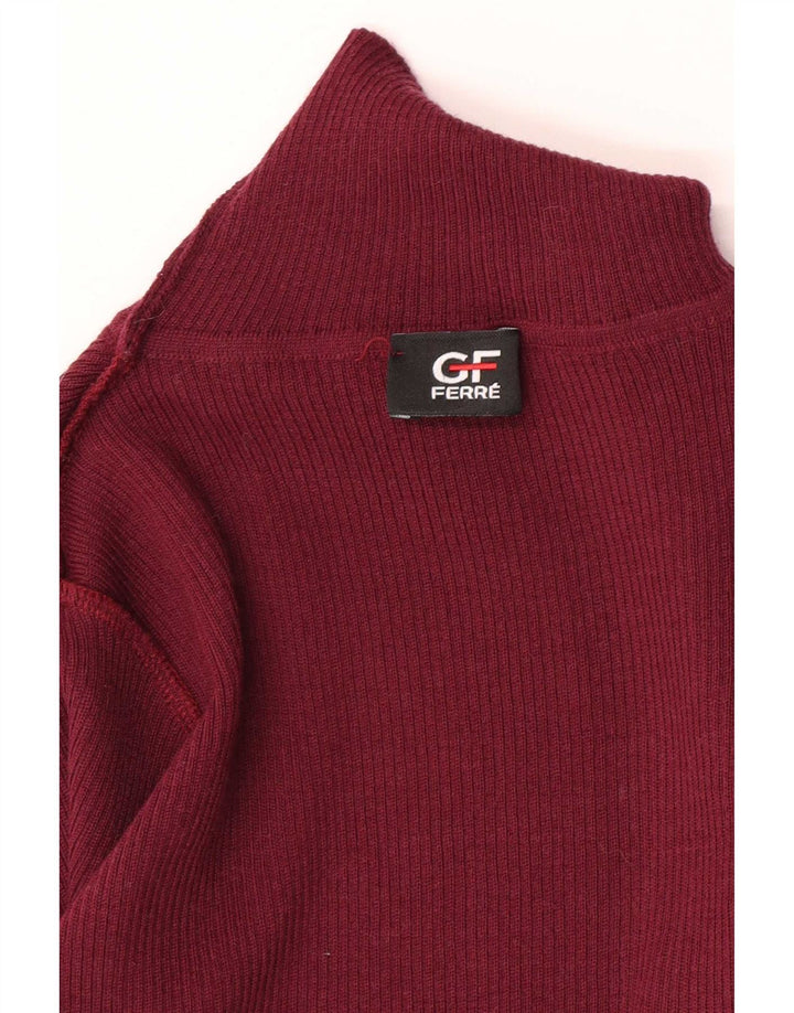 Gianfranco Ferre Damen-Pullover mit Rollkragen, Gr. 8, Kastanienbraun