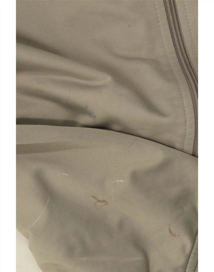 KAPPA Herren-Trainingsanzug-Top-Jacke, großes graues Farbblock-Polyester