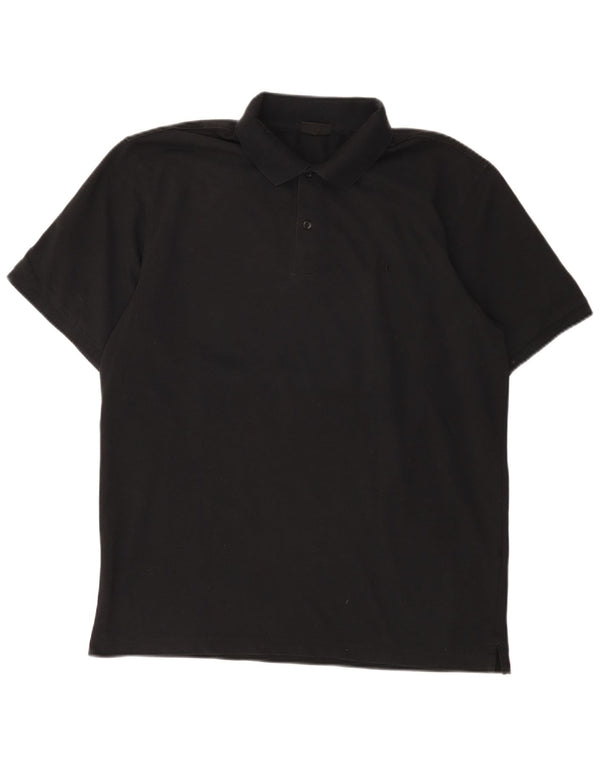 Champion Herren Poloshirt 2XL Schwarz Baumwolle