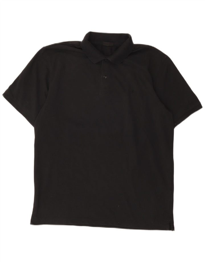 Champion Herren Poloshirt 2XL Schwarz Baumwolle