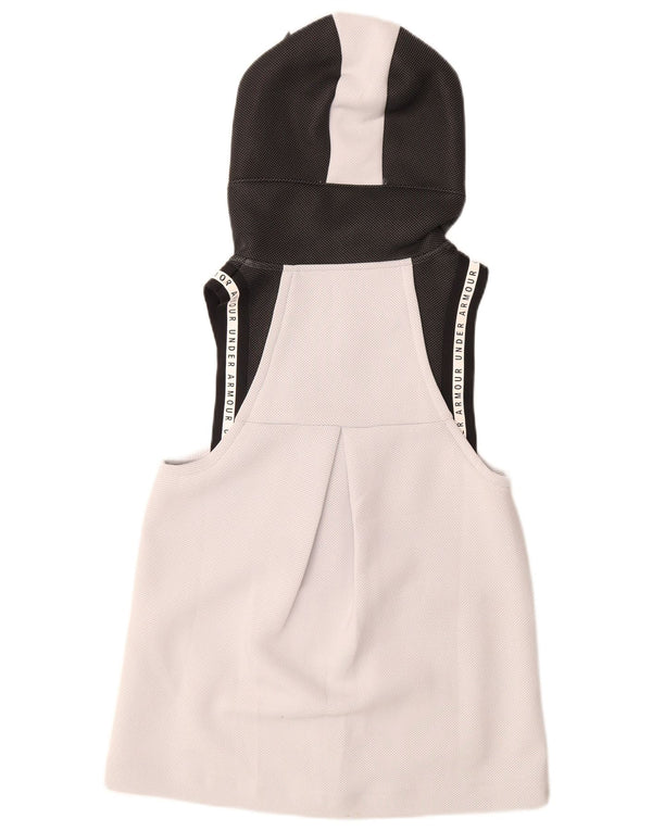 Under Armour Damen-Trainingsanzug mit Kapuze, Top-Jacke, UK 6, XS, Weiß, Farbblock