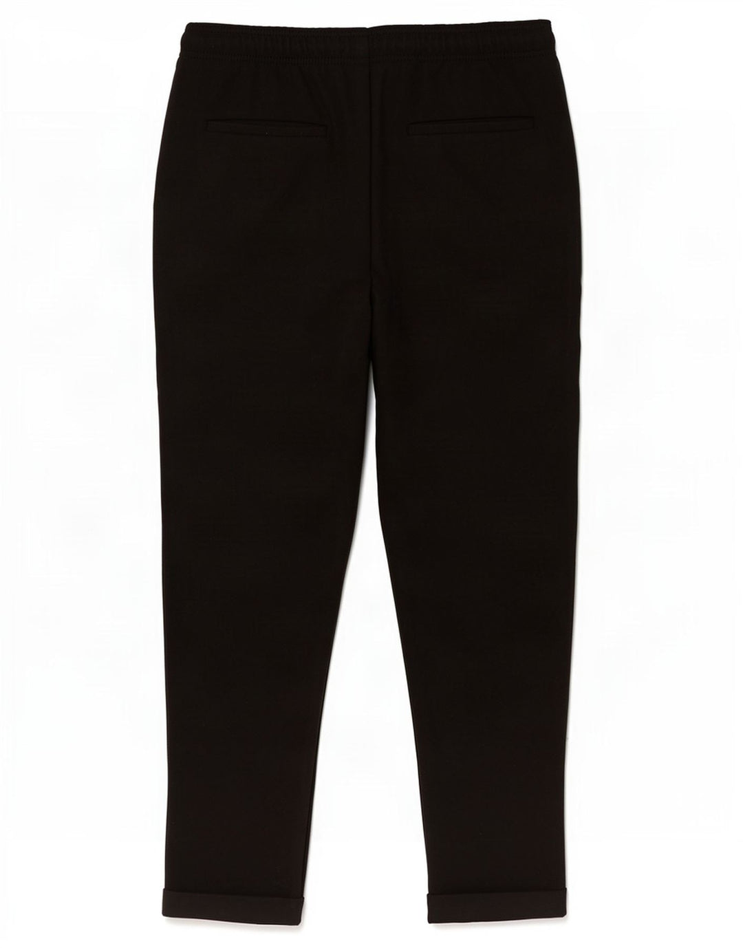Schmale, verkürzte Herrenhose von Zara, Größe M, W32, L26, Schwarz, Polyester
