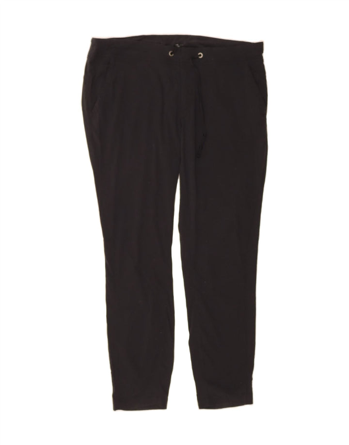 COLUMBIA Womens Tracksuit Trousers UK 10 Small Black Nylon Vintage Columbia and Second-Hand Columbia from Messina Hembry 
