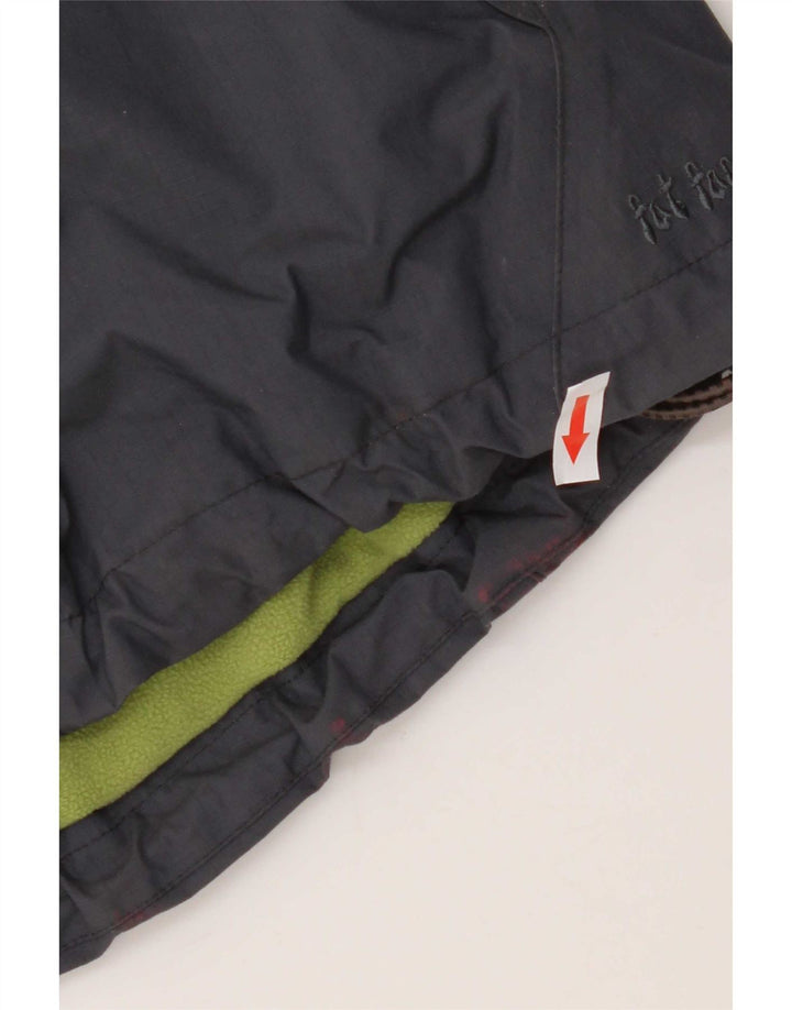 Fat Face Damen-Windbreakerjacke mit Kapuze, Größe S, Marineblau, Polyester