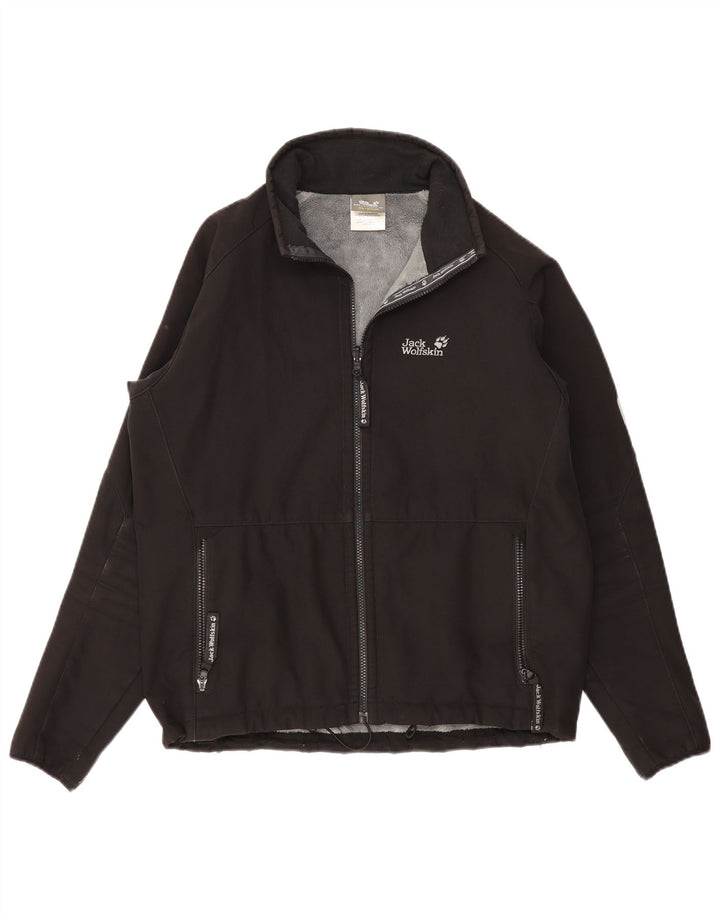 Jack Wolfskin Damen Bomberjacke UK 36/38 Mittelschwarzes Polyester