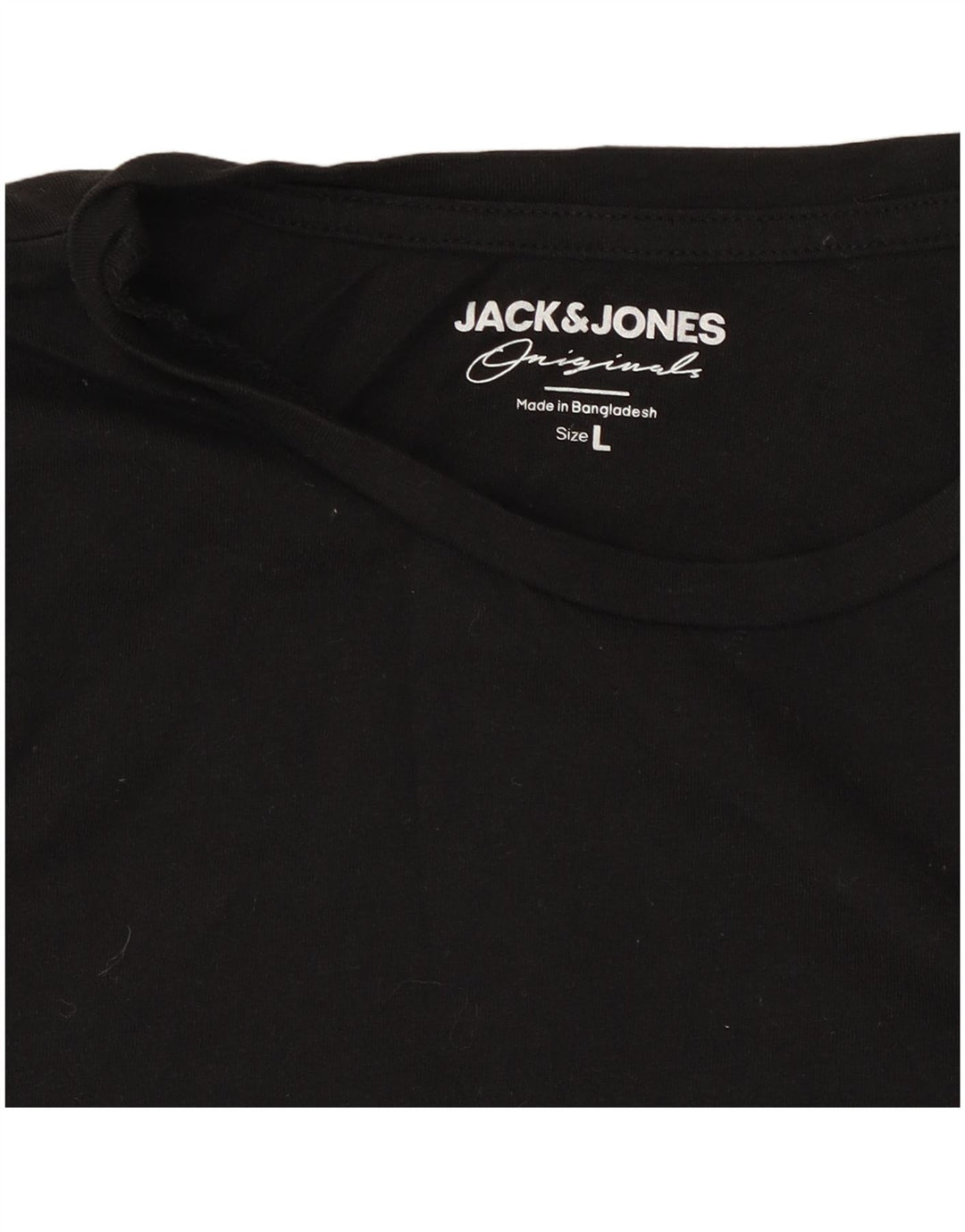 Jack & Jones Herren T-Shirt Top Large Schwarz