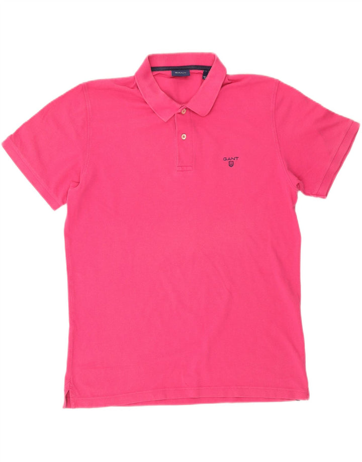 Gant Herren Poloshirt Large Pink