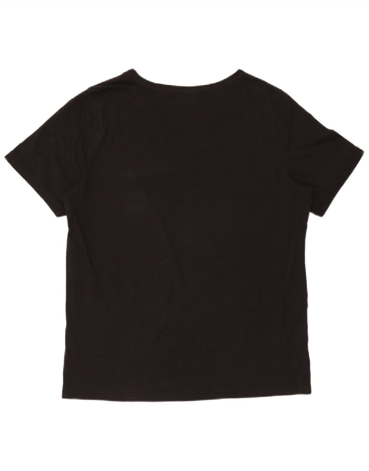 Puma Herren T-Shirt Top Large Schwarz Baumwolle