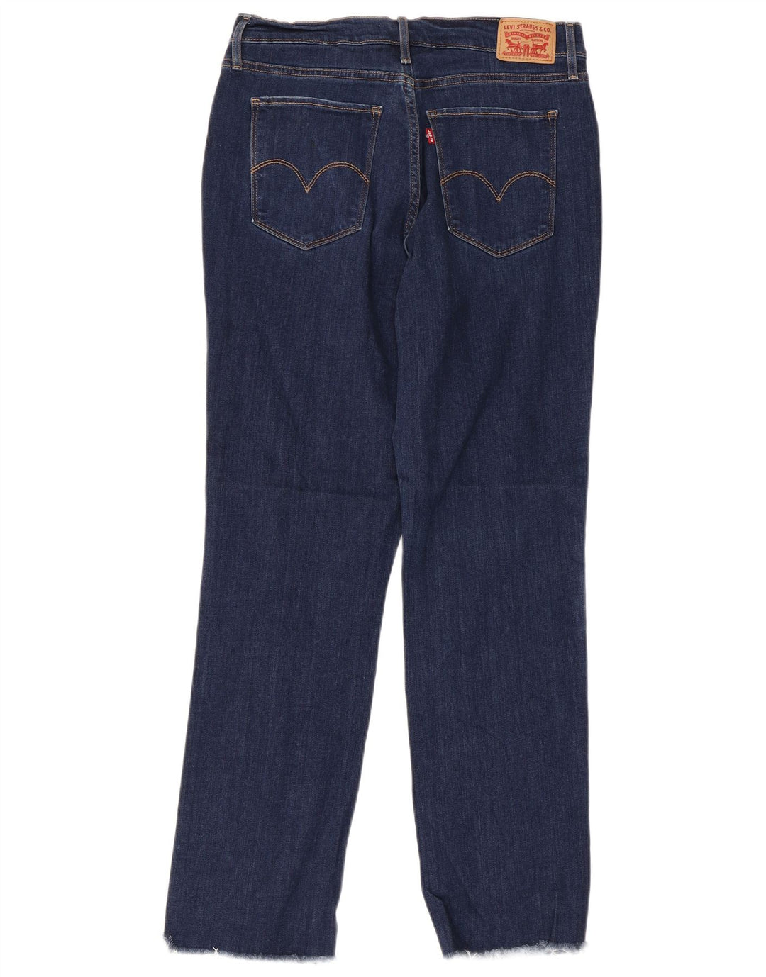 Levi's Damen 724 High Rise Straight Jeans W32 L32 Blau