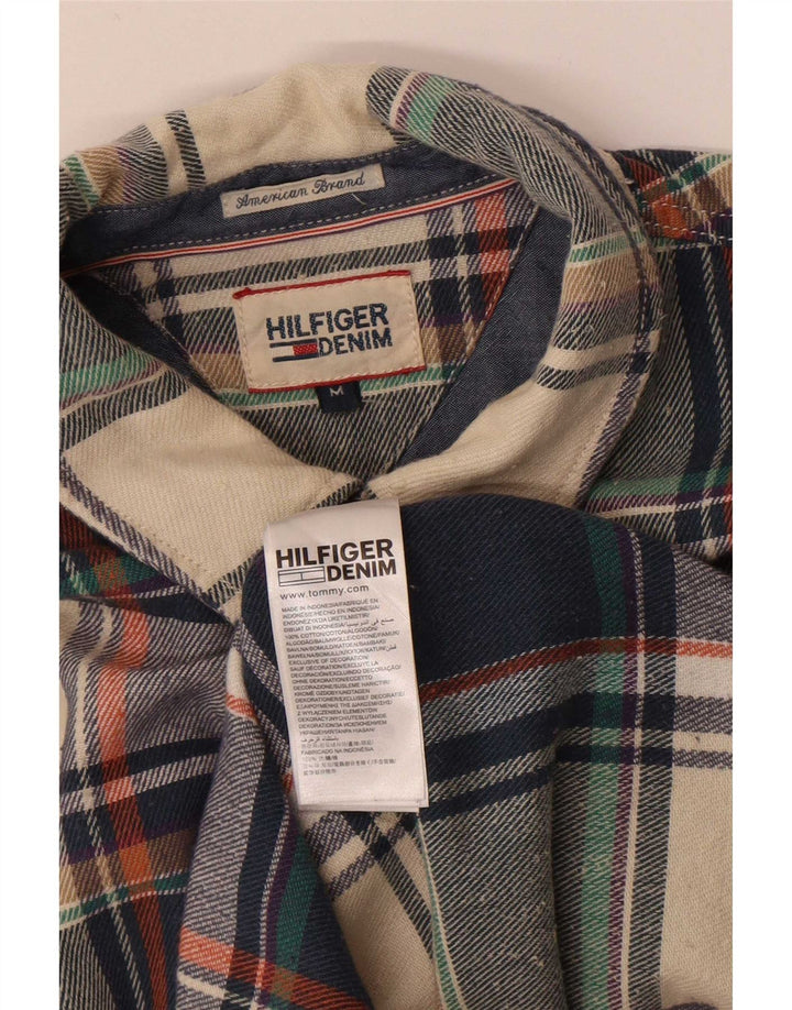 Tommy Hilfiger Herren-Flanellhemd, mittelgroß, mehrfarbig, kariert, Baumwolle