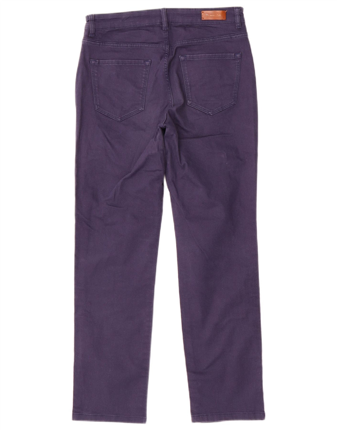 Massimo Dutti Damen Slim Freizeithose W26 L26 Marineblau