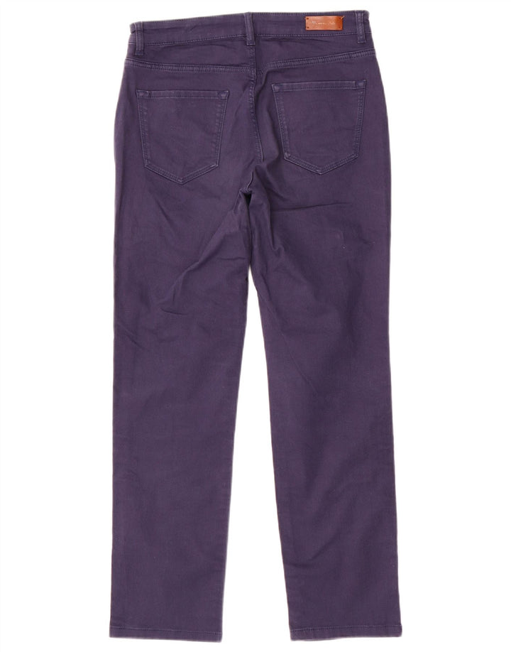 Massimo Dutti Damen Slim Freizeithose W26 L26 Marineblau
